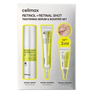 The Vita-A Retinol + Retinal Shot Tightening Serum & Booster Set de Celimax