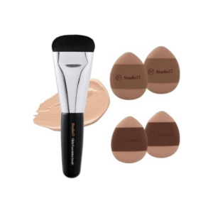 Skinfit makeup kit (Puff 4ea+Foundation Brush 1ea) de Studio17